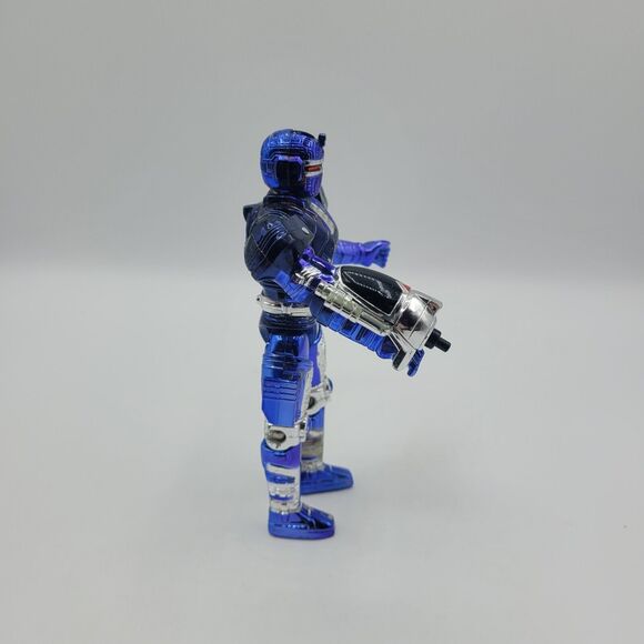 1997 Metallic Blue Stinger Beetleborgs Action Figure Incomplete Bandai - Picture 4 of 4